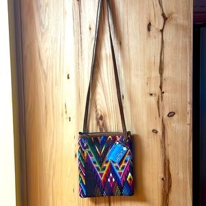 UKUSH‎ Chichi Geometric bag; cotton/leather
